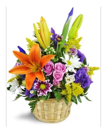 Spring basket Flower Arrangement