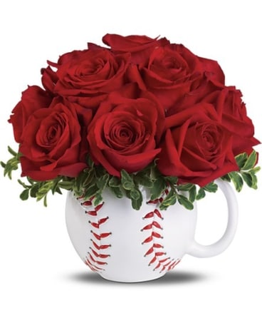 Play Ball Flower Arrangement