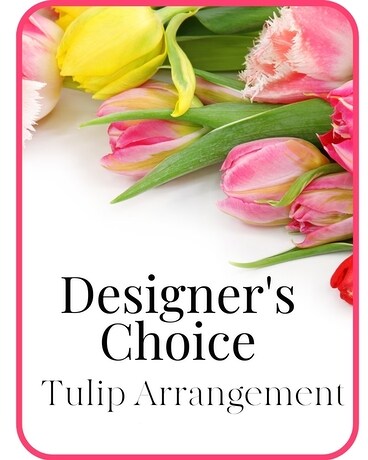 Designer's Choice Tulip Arrangement Flower Arrangement