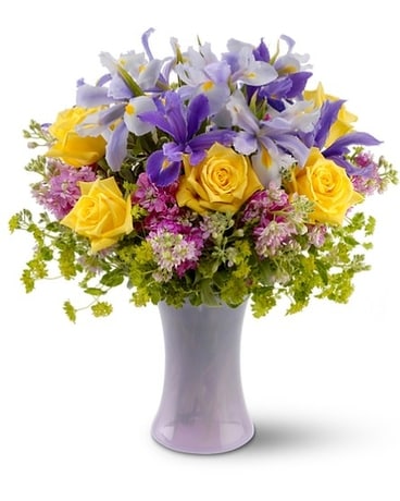 Lavender Sunshine Flower Arrangement