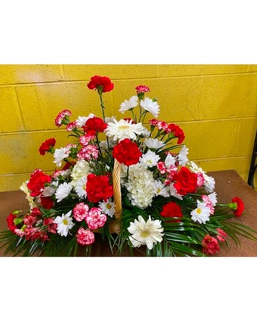 Fireside Basket Basket Arrangement