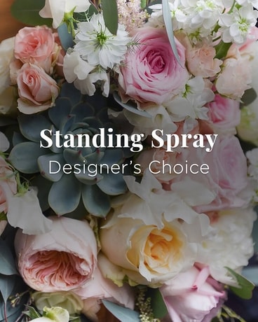 Standing Spray on an Easel-Designers Choice Flower Arrangement