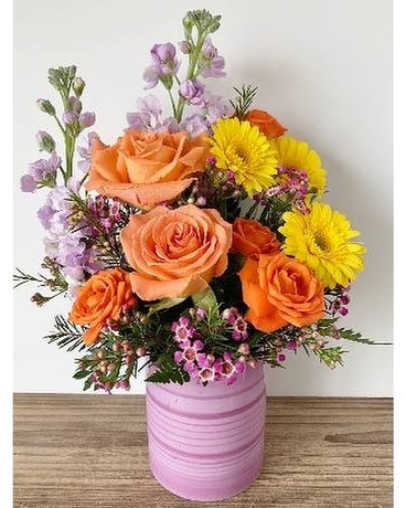 You Brighten Our Days Flower Arrangement
