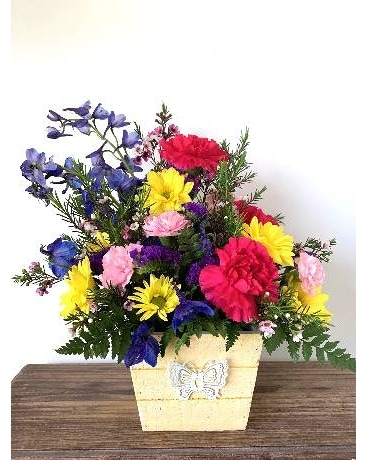 Butterfly By My Side Flower Arrangement