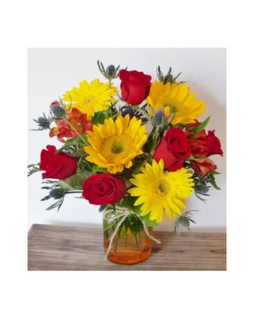 Lovely Fall Day Flower Arrangement
