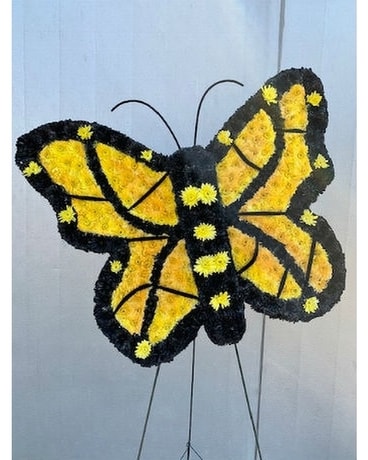 Butterfly Floral Flower Arrangement