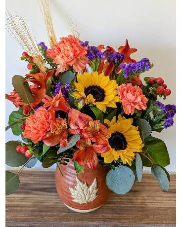 Touch Of Fall Flower Arrangement