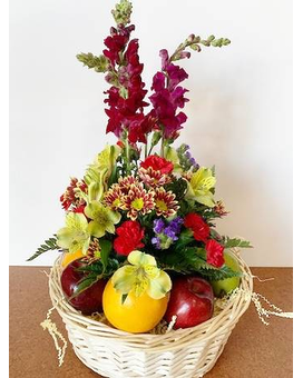 Fruit and Flowers Bouquet Flower Arrangement