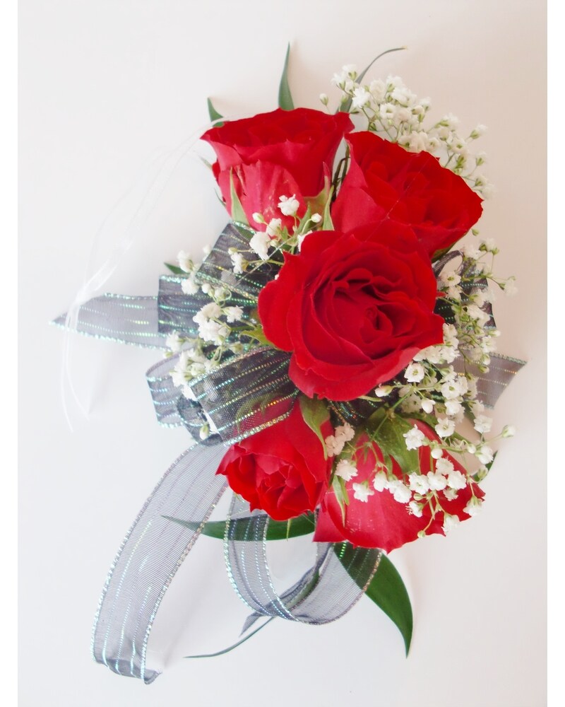 【WONDER WONDER】Vintage Rose Corsage Layered N/S Mini OP Pink Mini Rose Corsage - Lehrer's Flowers