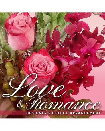 love & romance designer's choice Flower Arrangement