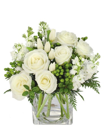 Arctic Cheer Flower Arrangement