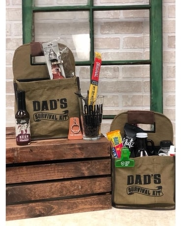 Dad's Survival Kit Gift Basket