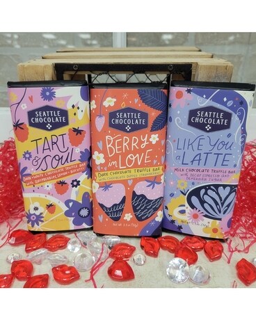 V-day Seattle Chocolate Bar Gifts