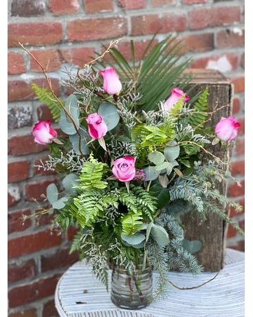Outdoorsy Half Dozen (U CHOOSE COLOR) Flower Arrangement