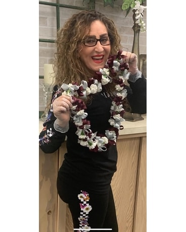 Graduation Lei Flower Arrangement