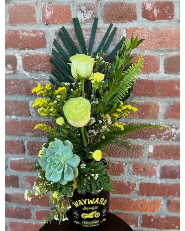 Daddys Grand Growler Flower Arrangement