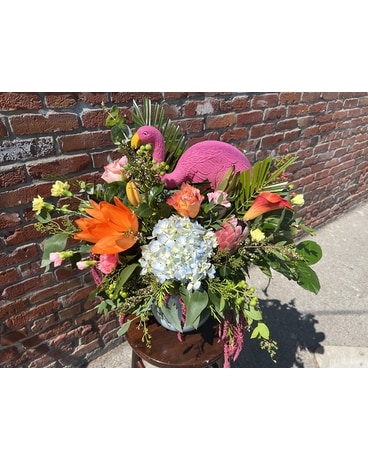 Flamingo Flare Flower Arrangement