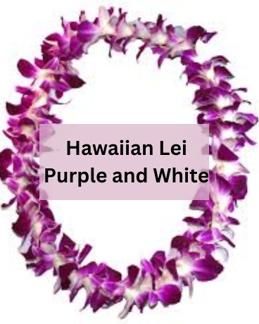 Purple & White Lei in Seattle WA - Hansen's Florist
