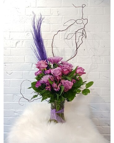 Grape Soda Flower Arrangement