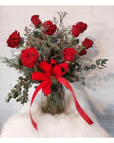 Reindeer Games Flower Arrangement