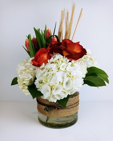 Coffee Break Flower Arrangement