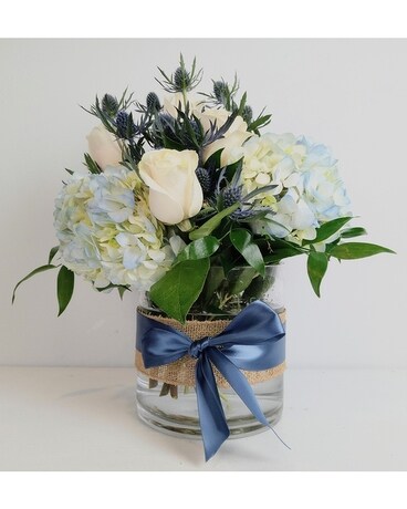 Blue Monday Flower Arrangement
