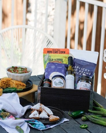 The Cajun Kitchen Culinary Crate Gift Basket