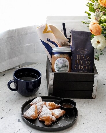 Beignet Cafe Goodie Box Gift Basket