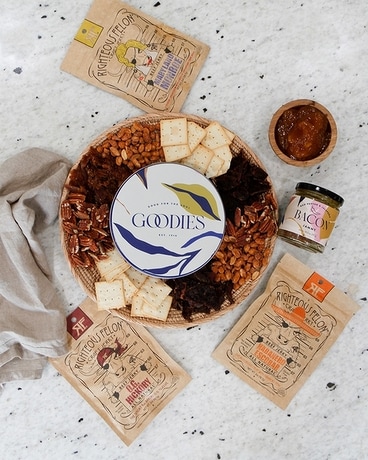 Saloon Snacks & Craft Jerky Crate Gift Basket