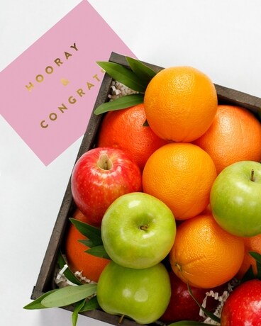 A Fruitful Congrats Crate Gift Basket