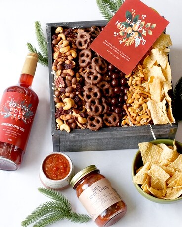 South Pole Salty, Sweet & Salsa Snack Gift Basket Gift Basket