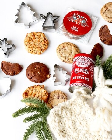 Cocoa & Cookies Christmas Kitchen Kit Gift Basket