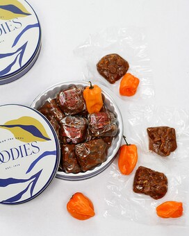 Sweet Heat Habanero Pecan Praline Goodies Tin - Gift Basket