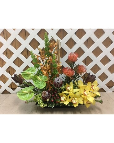Exotic and Fun Tropical Design Specialty Arrangement