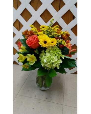 Designer's Choice Fall Floral Selection Flower Arrangement