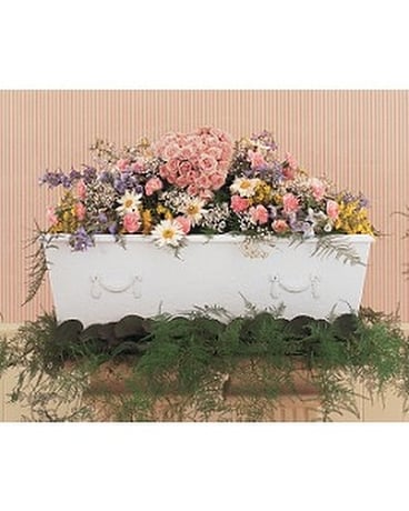 Heavenly Casket Spray Flower Arrangement