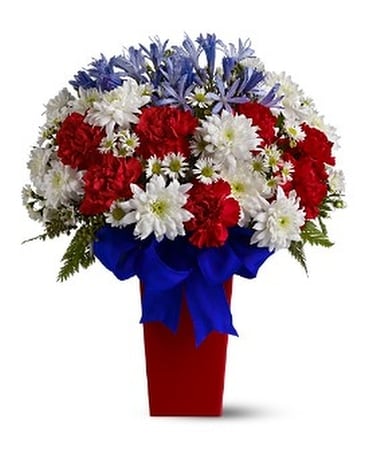 Patriotic Petals Flower Arrangement