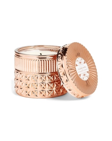 Gilded Faceted Jar Pink Grapefruit and Prosecco Jar Candle