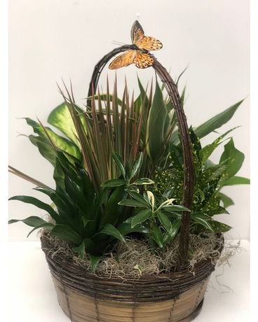 Lush Garden Basket Custom product