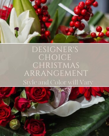 Designer's Choice Holiday Arrangement Flower Arrangement