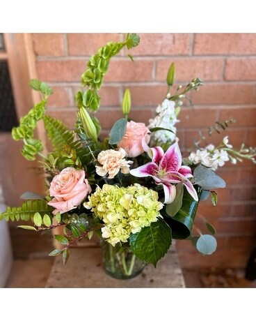 Peaches - By Taylor Flower Arrangement