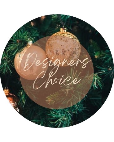Holiday Designer's Choice Flower Arrangement