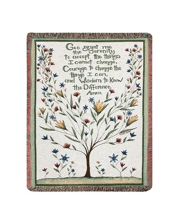 Serenity Prayer Throw Gifts