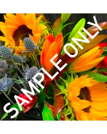 Cut & Wrapped: Autumn Tones Flower Arrangement