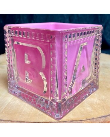 Designer’s Choice: Pink Baby Cube Flower Arrangement