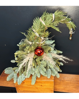 Gnome for the Holidays Flower Arrangement