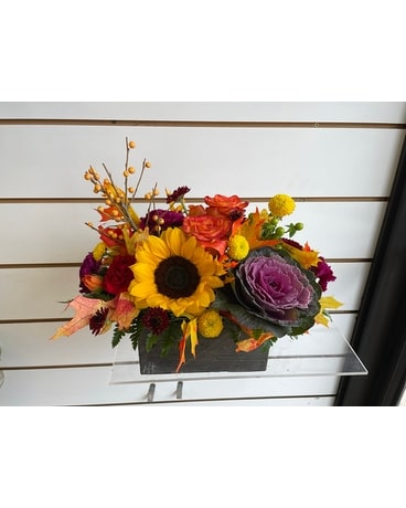 Thanksgiving Centerpiece Flower Arrangement