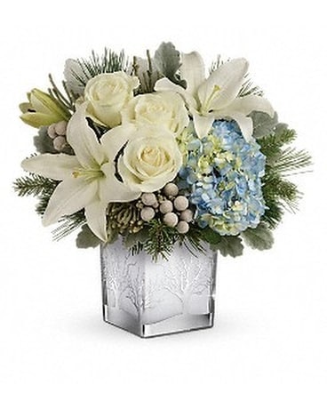 Teleflora's Silver Snow Bouquet Custom product