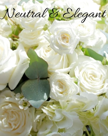 Neutral And Elegant Flower Arrangement