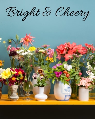 Bright & Cheery Flower Arrangement